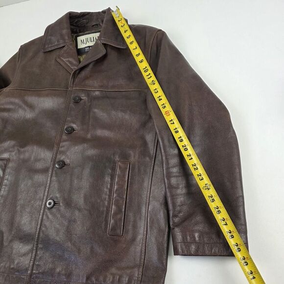Vtg Wilsons Leather Jacket Dean Winchester Supernatural Brown Distressed Medium - Picture 8 of 14